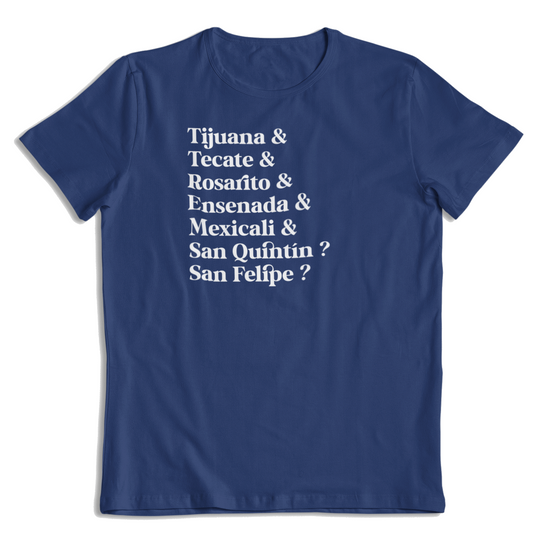 Baja California Municipios Playera